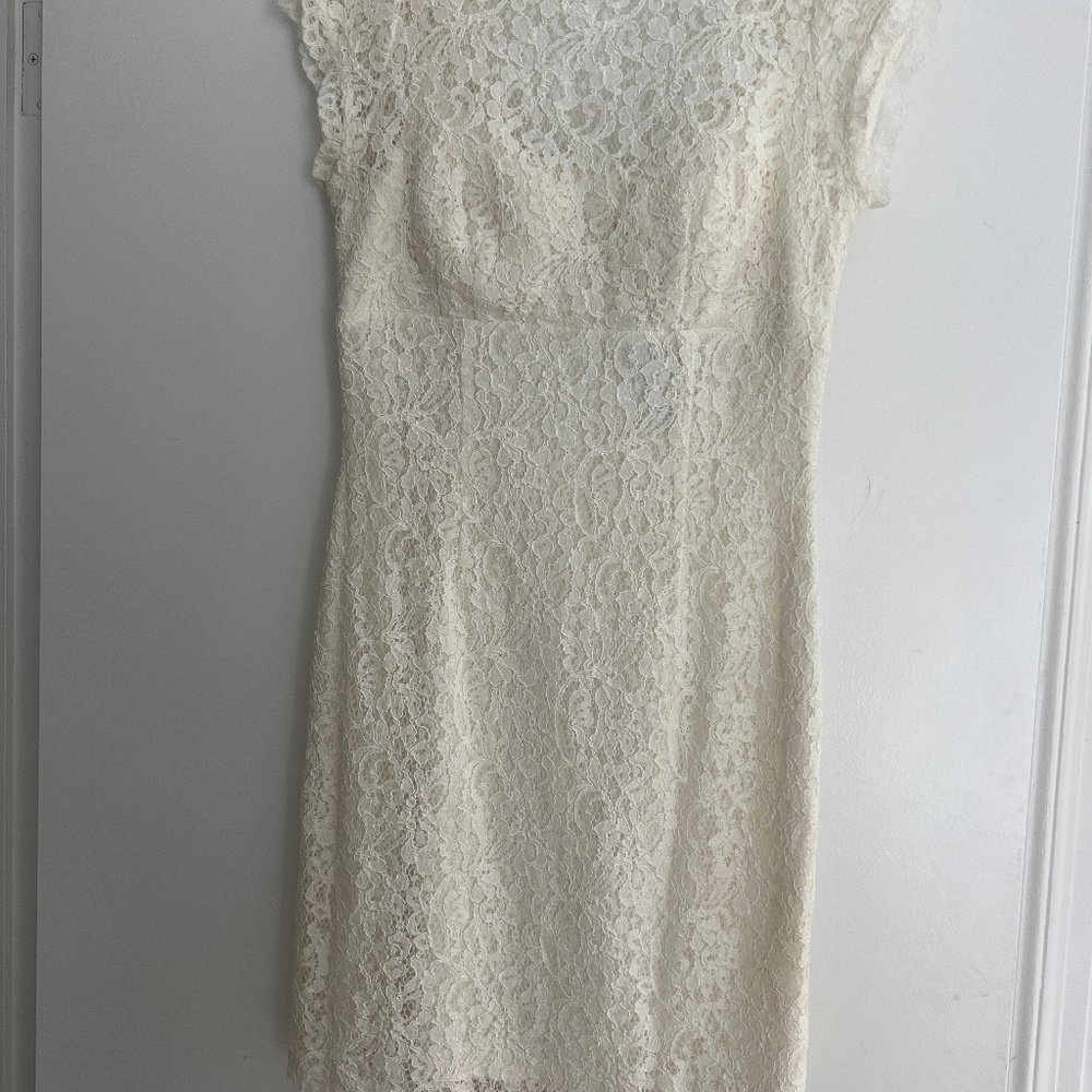 Casual bridal dress